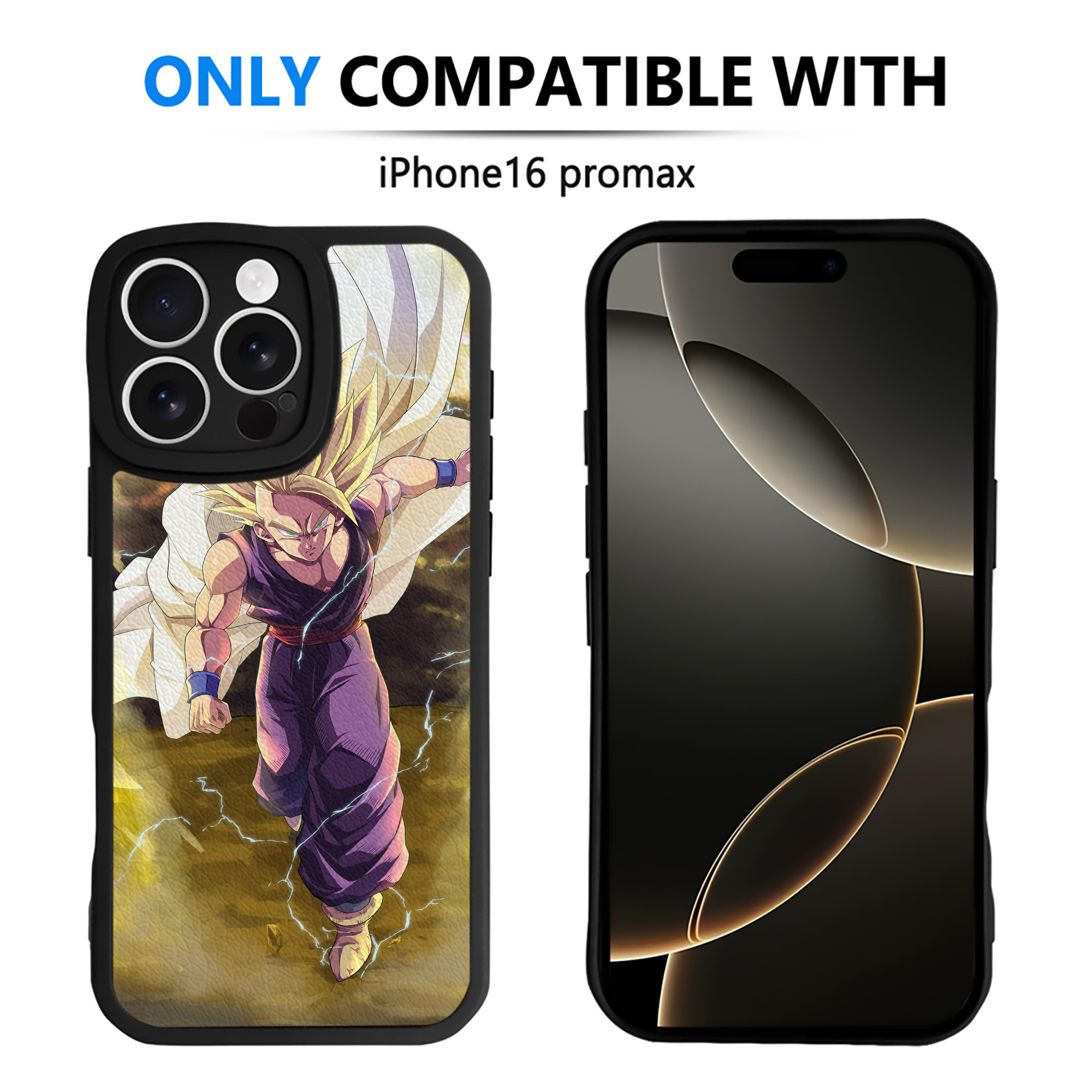 （画像用） ドラゴンボール DRAGON BALL 【iPhone 16シリーズ対応】シリコンスマホケース（レザー調） 材質：シリコン